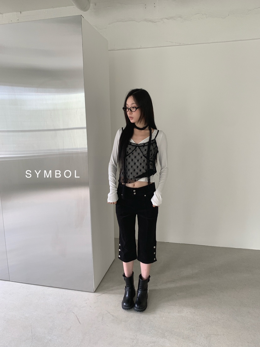 SYMBOL東大門直郵女士新款時尚真品推薦套裝含脖帶圍巾圓點SYMBOL套裝