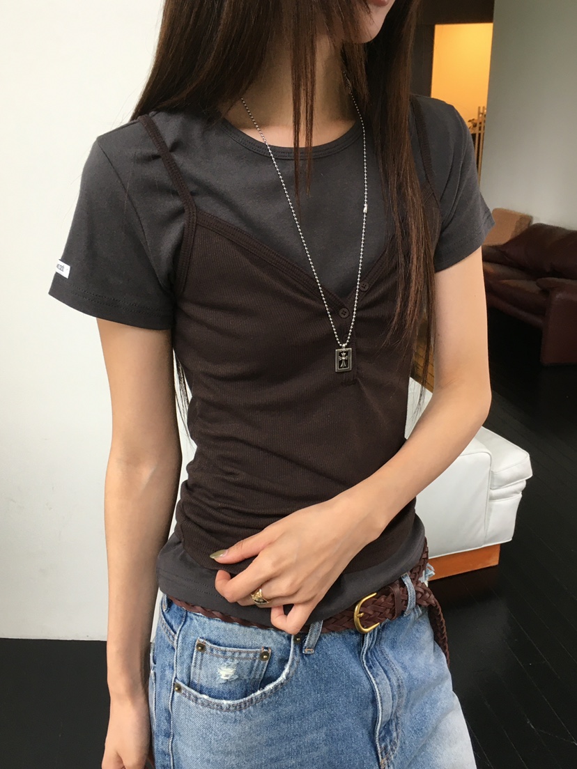MINIMUZE東大門代購女士新款人氣推薦26春夏吊帶背心無袖MINIMUZE吊帶/背心