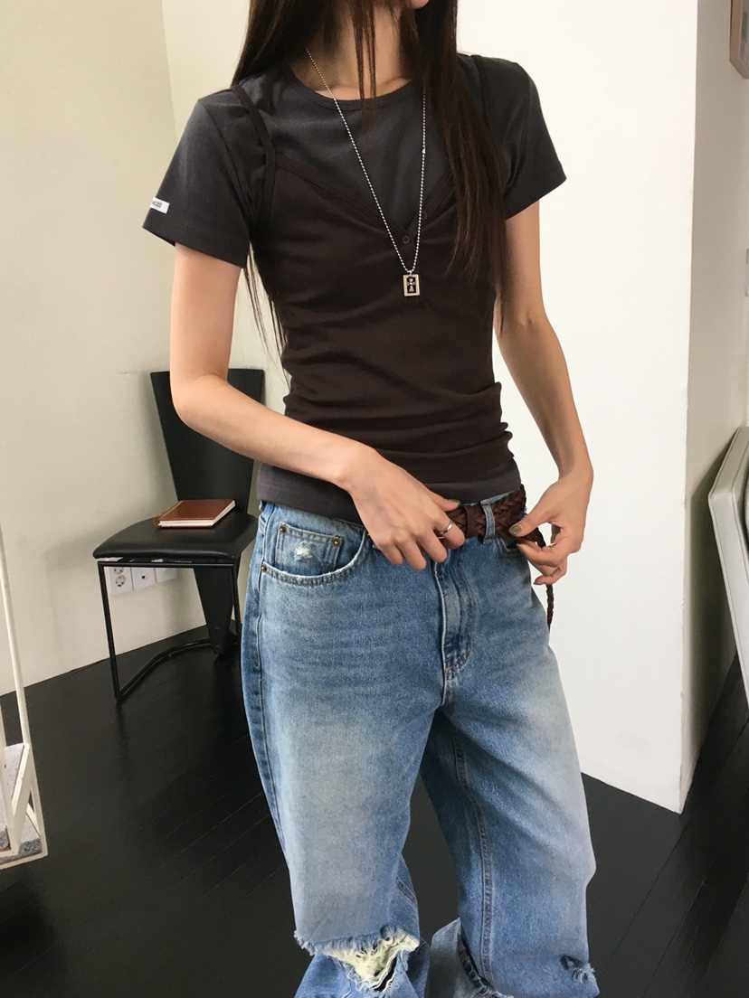 MINIMUZE東大門代購女士新款人氣推薦26春夏吊帶背心無袖MINIMUZE吊帶/背心
