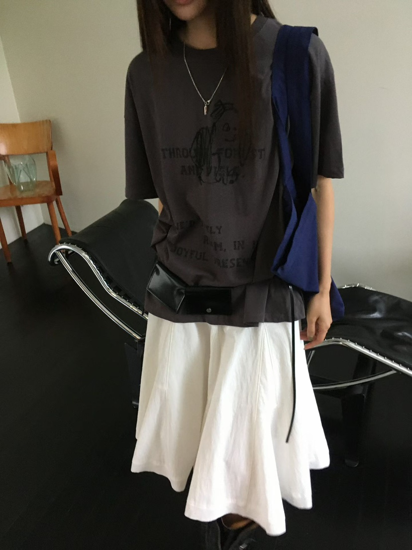 MINIMUZE韓國直郵女裝新款休閑26春夏熱賣推薦職業T恤染色MINIMUZET恤