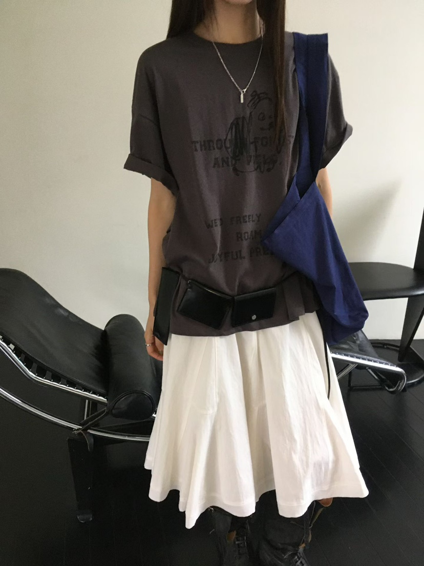 MINIMUZE韓國直郵女裝新款休閑26春夏熱賣推薦職業T恤染色MINIMUZET恤圖色4