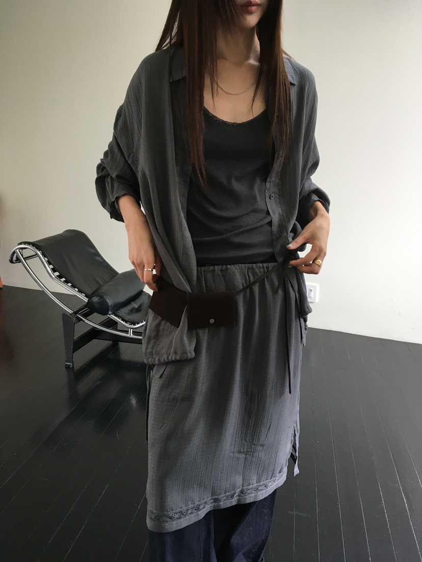 MINIMUZE韓國直郵女士新款推薦襯衫蕾絲衫不含配飾不含內搭MINIMUZE襯衫/蕾絲衫