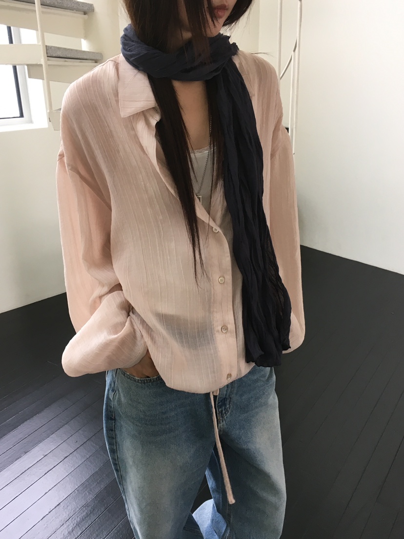 MINIMUZE韓國直郵女士新款推薦襯衫蕾絲衫不含配飾不含內搭MINIMUZE襯衫/蕾絲衫圖色2