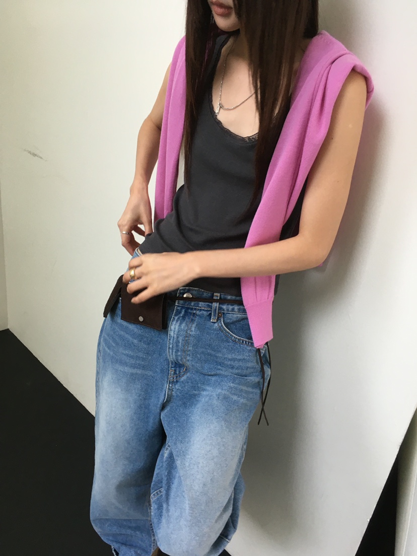MINIMUZE韓國直郵女裝新品真品休閑26春夏人氣吊帶背心無袖MINIMUZE吊帶/背心