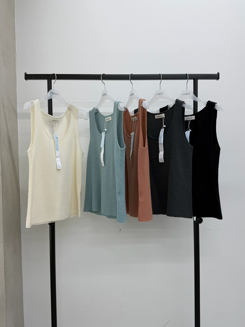 MINIMUZE東大門實拍女士新品休閑熱賣吊帶背心不含內搭無袖MINIMUZE吊帶/背心