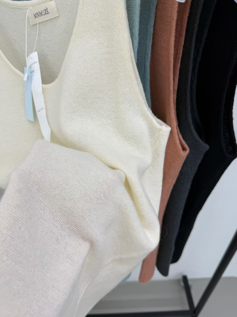 MINIMUZE東大門實拍女士新品休閑熱賣吊帶背心不含內搭無袖MINIMUZE吊帶/背心
