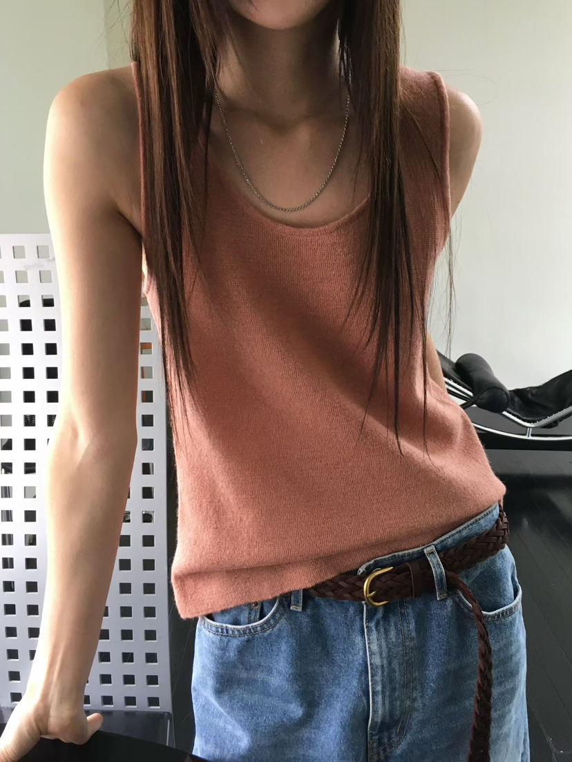 MINIMUZE東大門實拍女士新品休閑熱賣吊帶背心不含內搭無袖MINIMUZE吊帶/背心圖色3