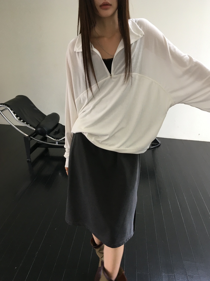 MINIMUZE東大門實拍女裝新款休閑推薦人氣熱賣長袖T恤防風衣MINIMUZE長袖T恤