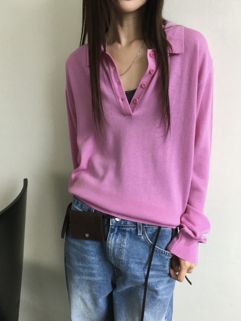 MINIMUZE東大門代購女裝新款時尚真品推薦職業針織衫紐扣MINIMUZE針織衫圖色3