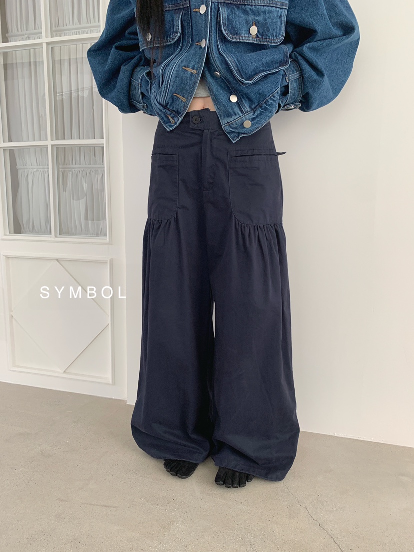 SYMBOL東大門代購女裝新款人氣時尚休閑26春夏職業休閑褲SYMBOL休閑褲