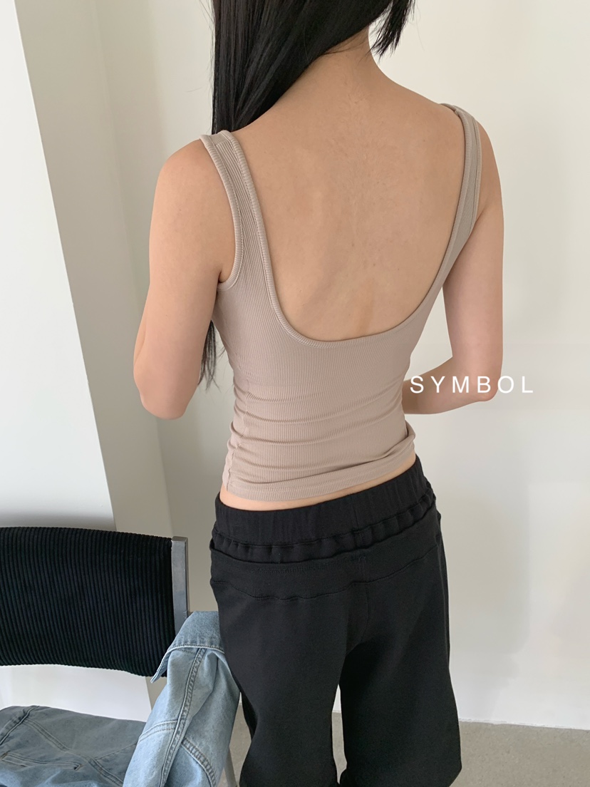 SYMBOL東大門實拍女裝新品人氣時尚真品職業熱賣吊帶背心SYMBOL吊帶/背心