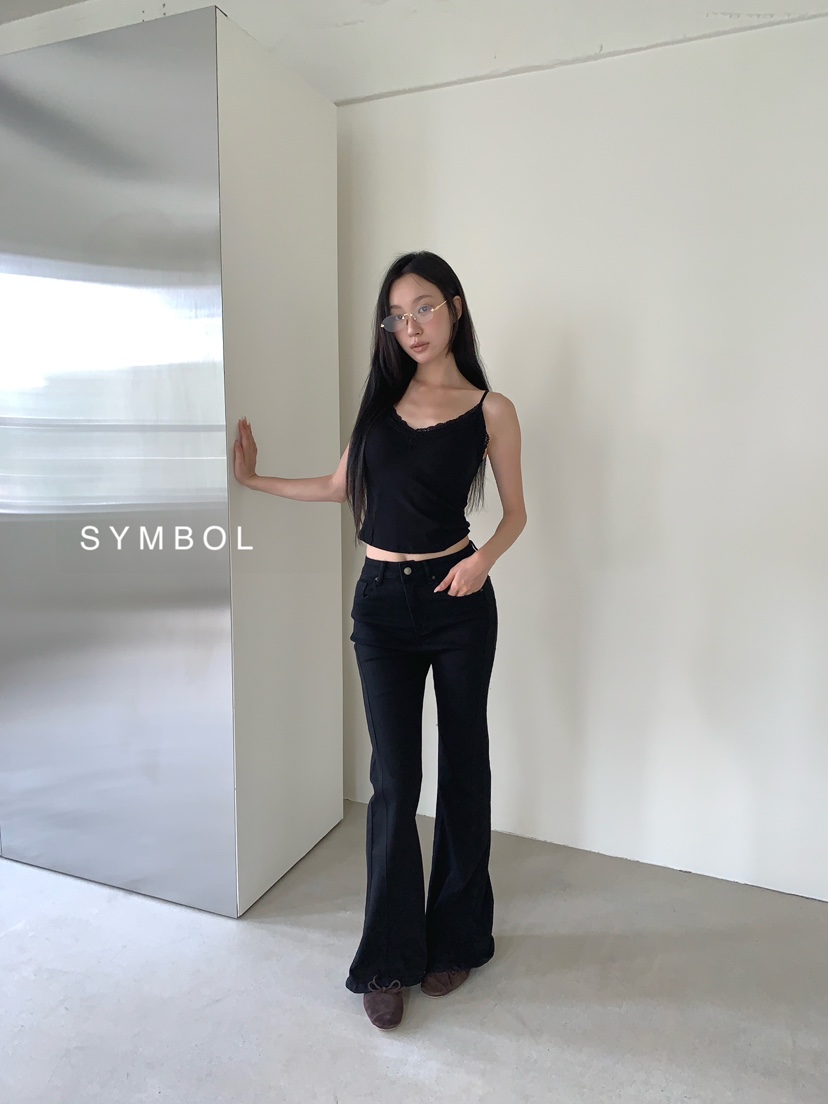 SYMBOL韓國代購女裝新品休閑人氣推薦職業26春夏吊帶背心蕾絲SYMBOL吊帶/背心