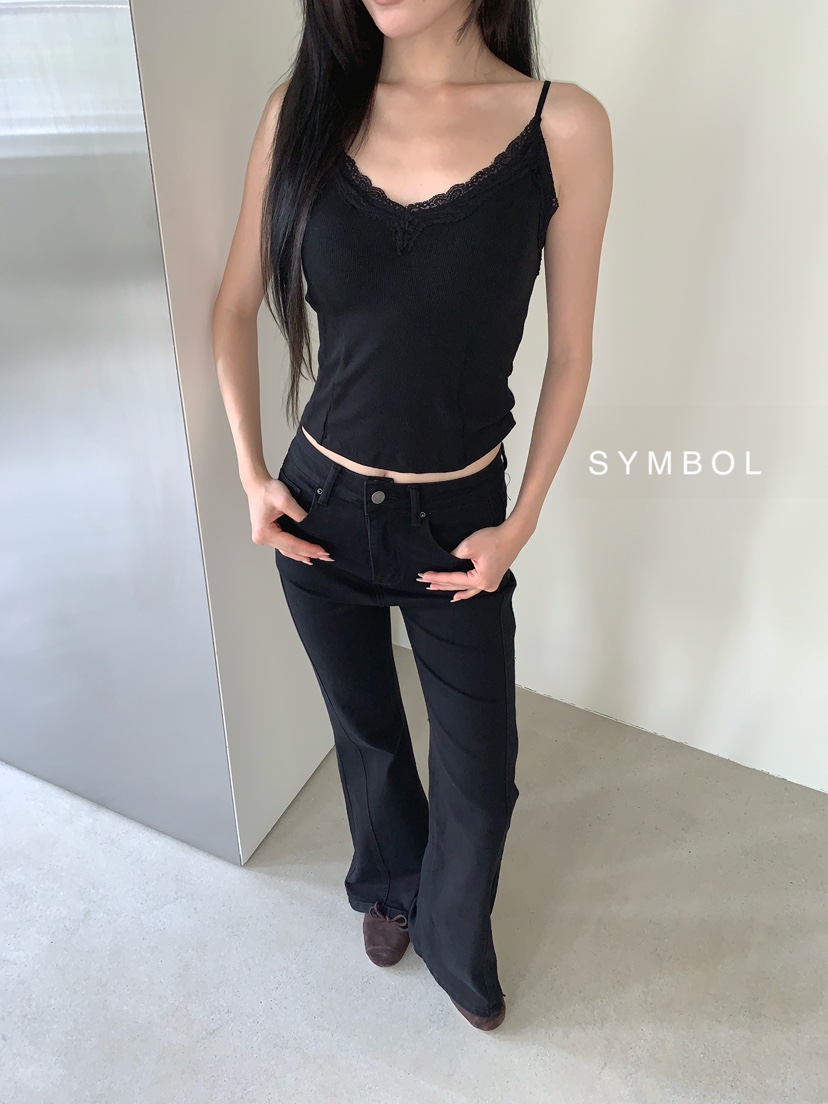 SYMBOL韓國代購女裝新品休閑人氣推薦職業26春夏吊帶背心蕾絲SYMBOL吊帶/背心
