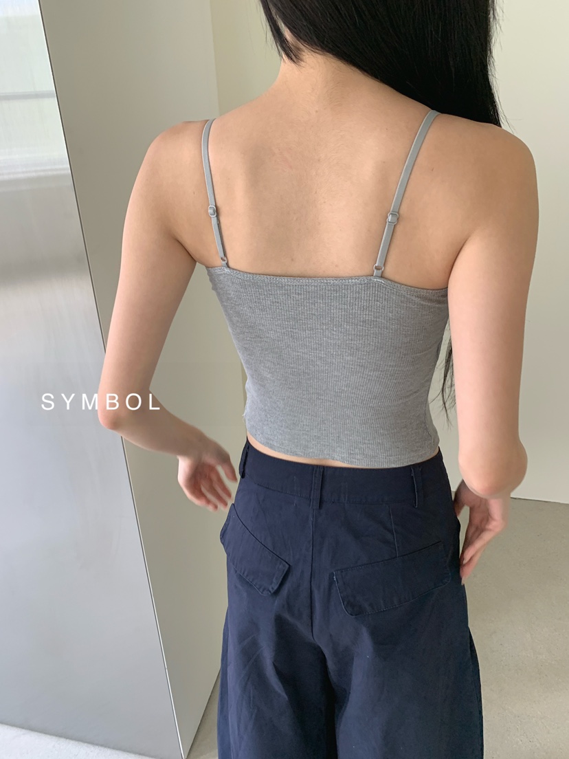 SYMBOL韓國代購女裝新品休閑人氣推薦職業26春夏吊帶背心蕾絲SYMBOL吊帶/背心