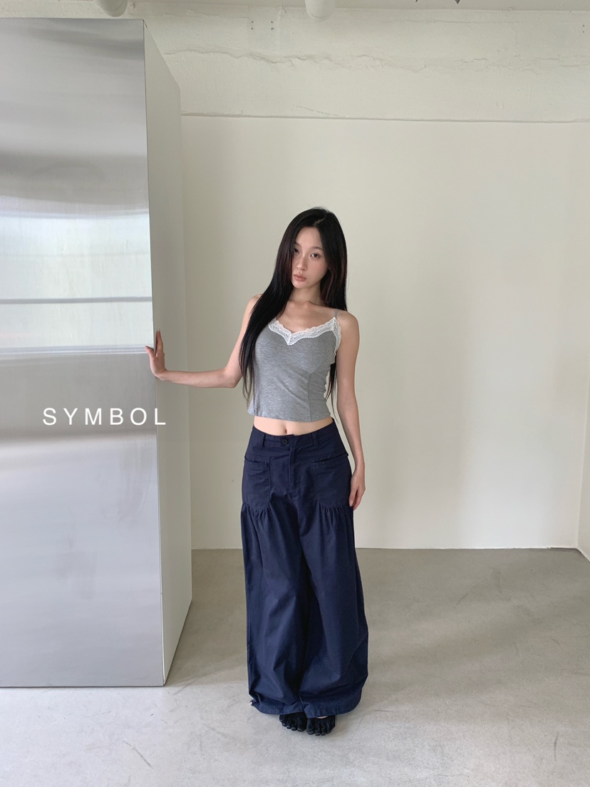 SYMBOL韓國代購女裝新品休閑人氣推薦職業26春夏吊帶背心蕾絲SYMBOL吊帶/背心