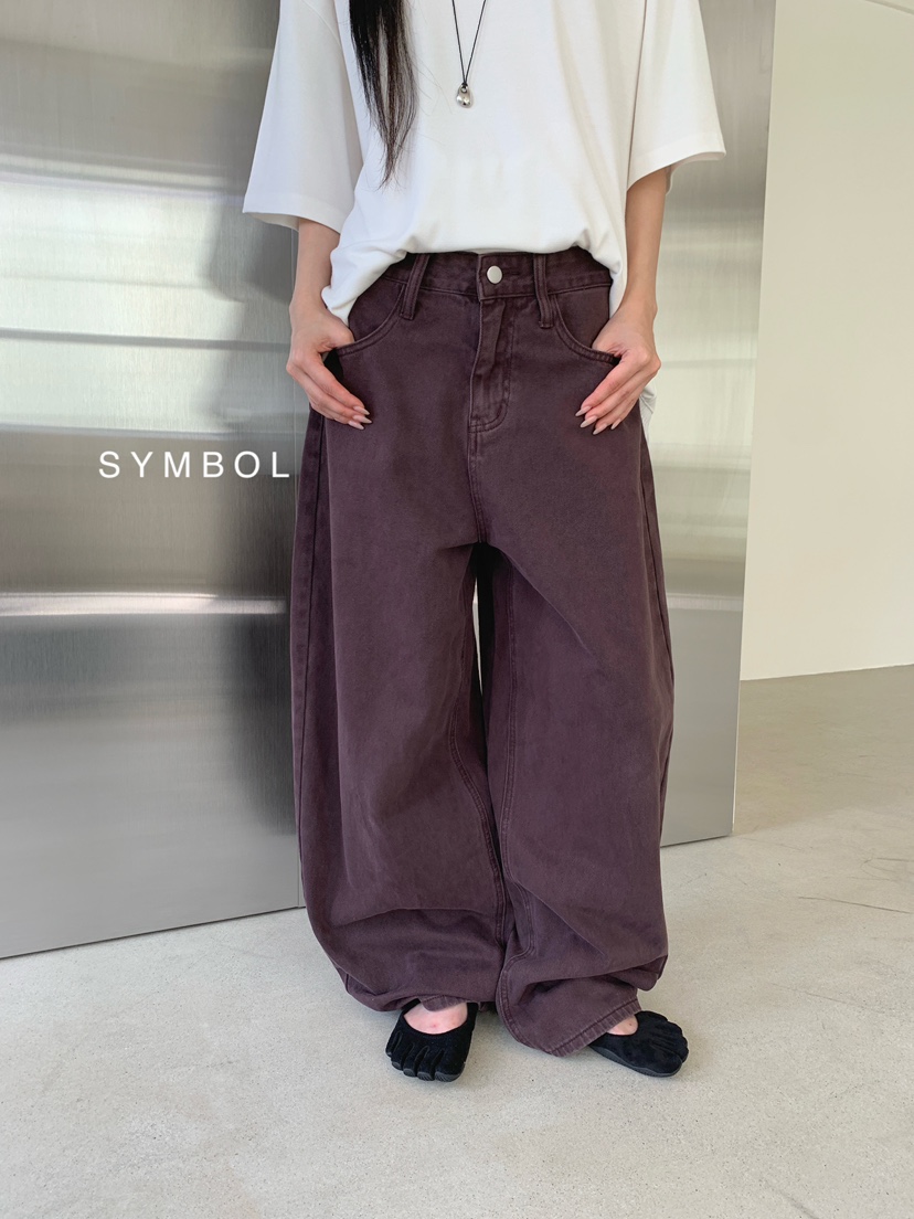 SYMBOL韓國直郵女士新品人氣職業熱賣真品26春夏時尚休閑褲SYMBOL休閑褲