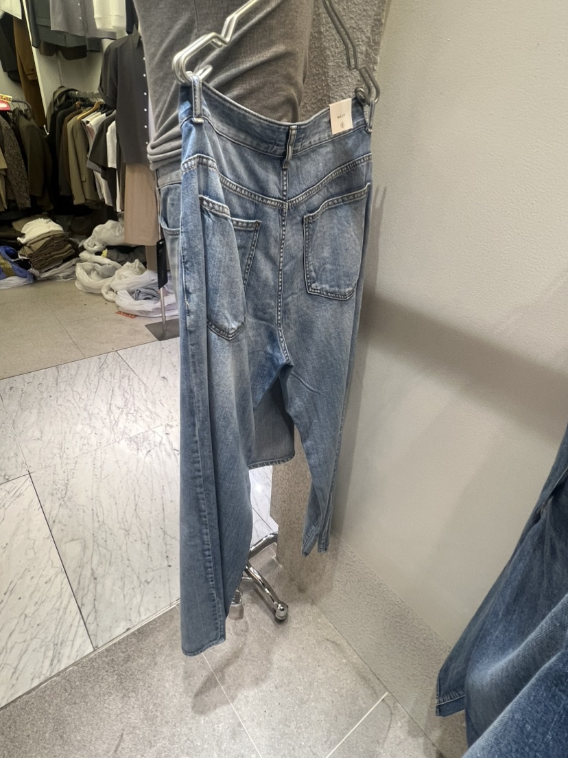 SALT-A東大門直郵女士新品熱賣人氣時尚休閑真品26春夏牛仔褲SALT-A牛仔褲