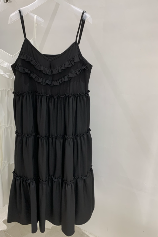 EYEL東大門實拍女裝新品人氣真品休閑推薦職業連衣裙荷葉邊EYEL連衣裙圖色2