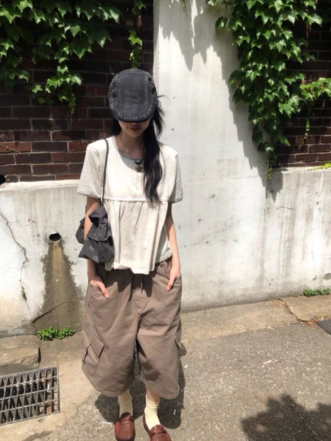 OPENSTANCE東大門直郵女士新品真品職業26秋季熱賣休閑T恤OPENSTANCET恤