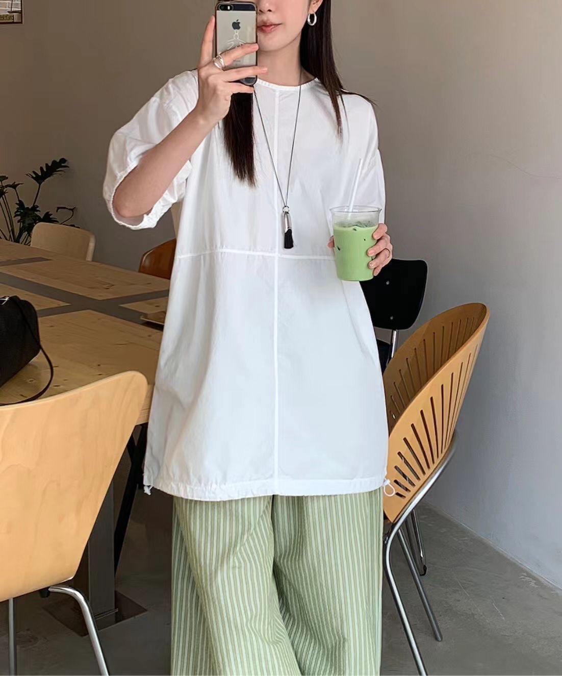 OPENSTANCE東大門實拍女士新款人氣職業熱賣休閑襯衫蕾絲衫OPENSTANCE襯衫/蕾絲衫