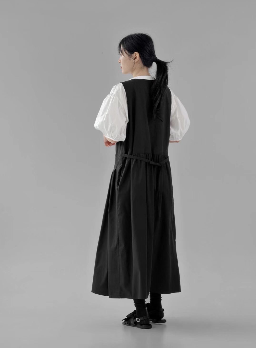 OPENSTANCE韓國代購女裝新款真品人氣時尚職業休閑連衣裙OPSOPENSTANCE連衣裙