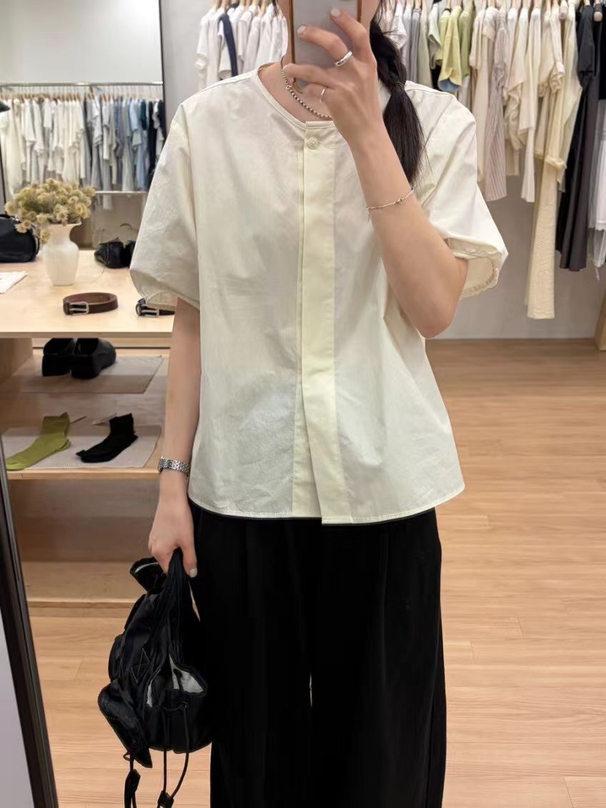 OPENSTANCE東大門直郵女裝新品人氣休閑時尚真品襯衫蕾絲衫OPENSTANCE襯衫/蕾絲衫圖色2