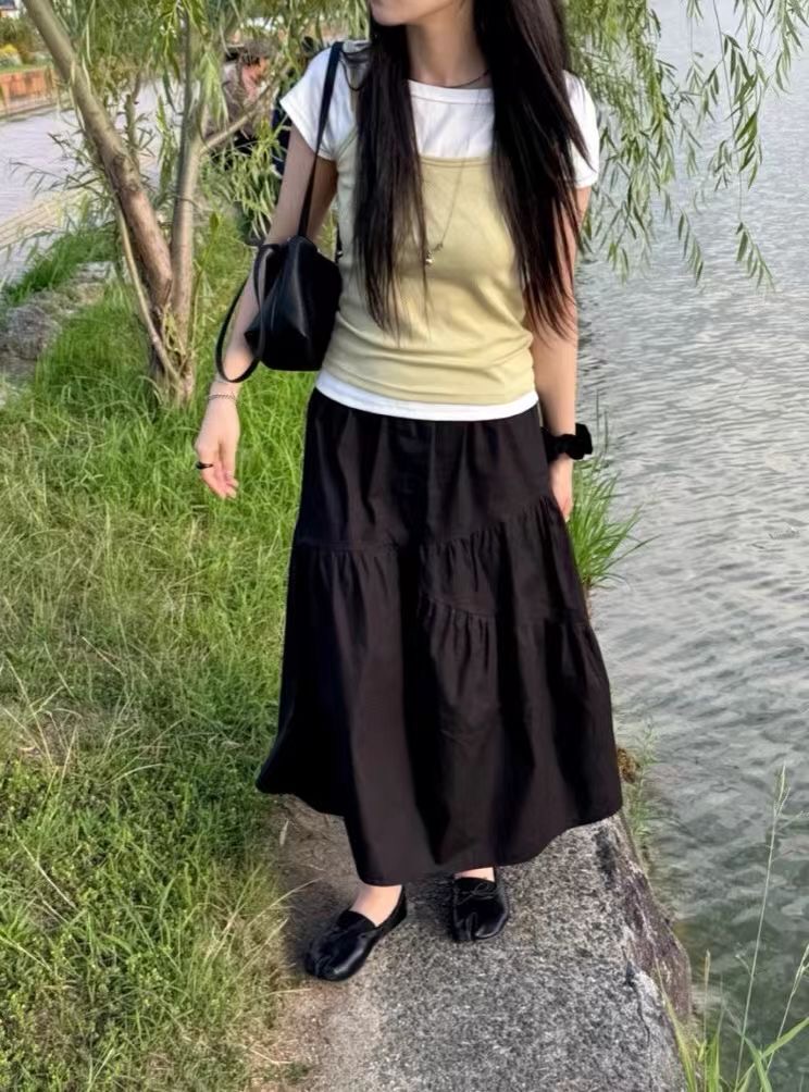 OPENSTANCE東大門直郵女士新品推薦職業時尚26秋季休閑長裙OPENSTANCE長裙