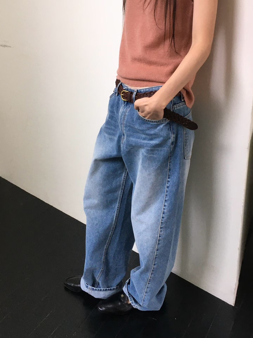 MINIMUZE東大門代購女士新款真品26秋季推薦熱賣休閑牛仔褲MINIMUZE牛仔褲