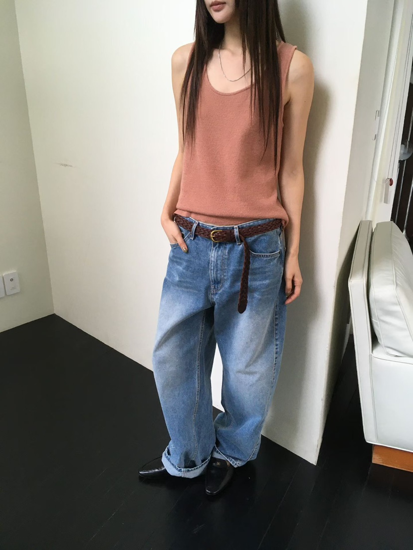 MINIMUZE東大門代購女士新款真品26秋季推薦熱賣休閑牛仔褲MINIMUZE牛仔褲