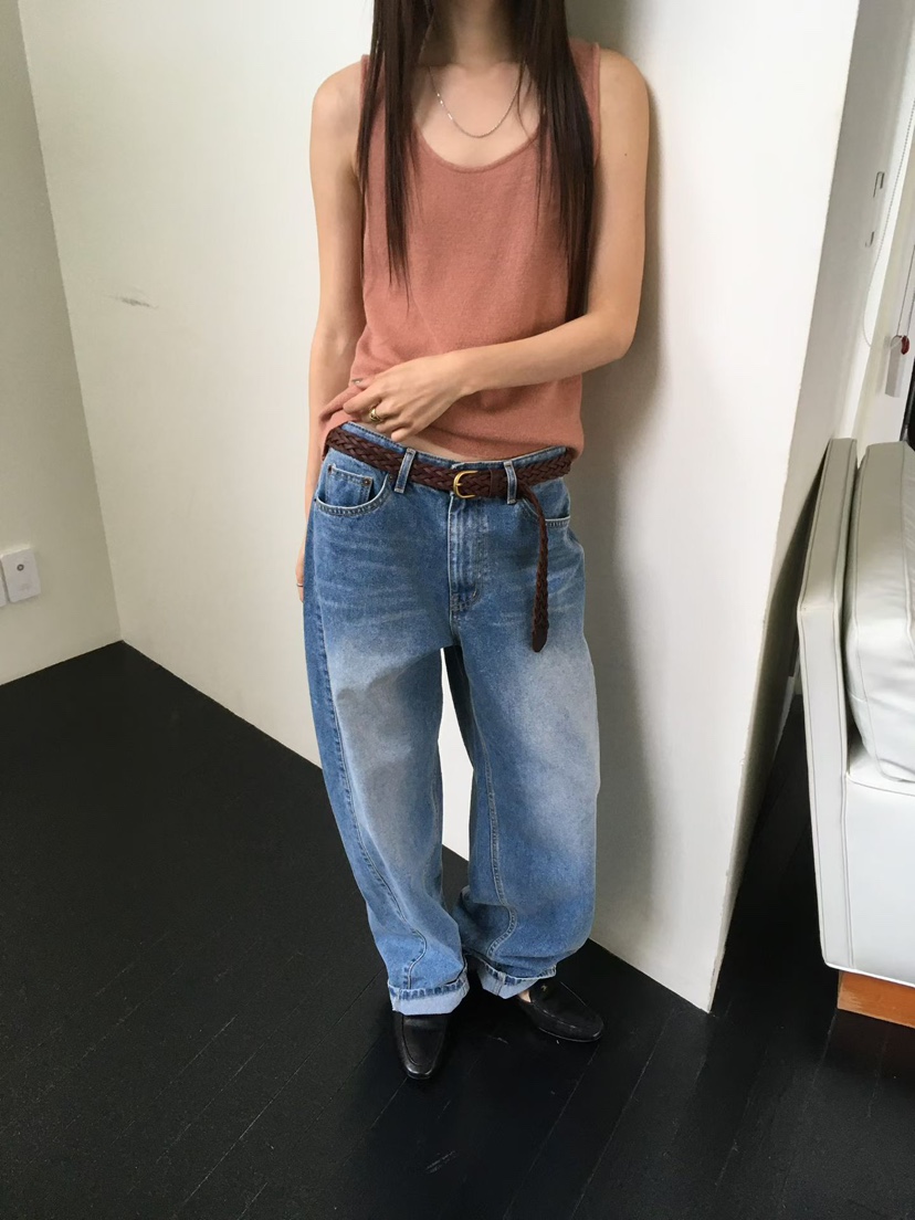 MINIMUZE東大門代購女士新款真品26秋季推薦熱賣休閑牛仔褲MINIMUZE牛仔褲