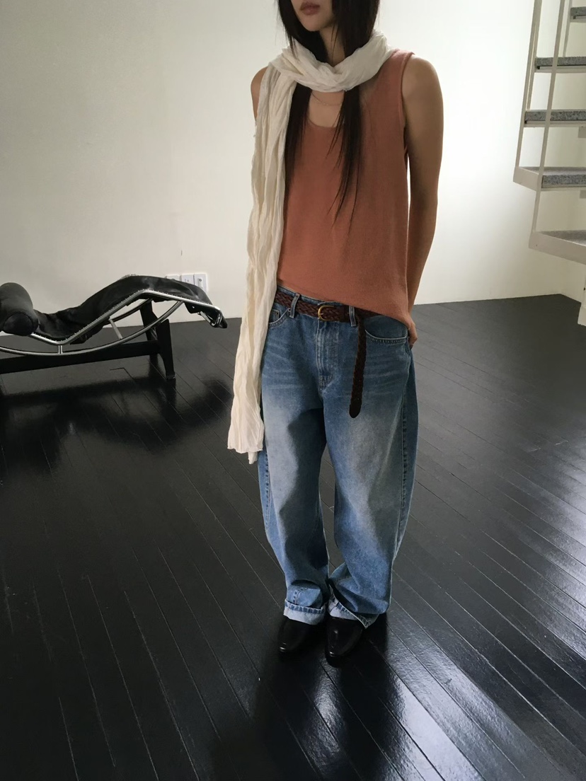 MINIMUZE東大門代購女士新款真品26秋季推薦熱賣休閑牛仔褲MINIMUZE牛仔褲