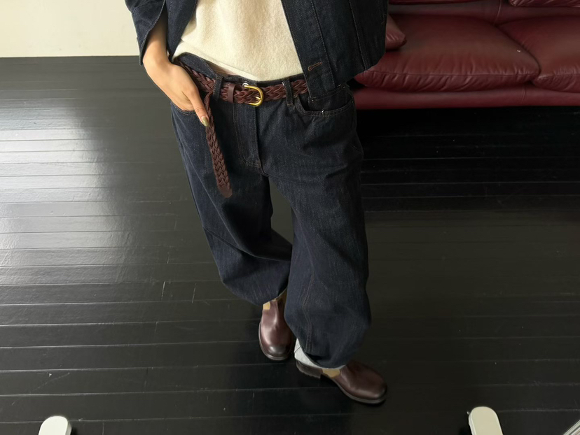 MINIMUZE韓國代購女裝新款推薦熱賣時尚休閑真品牛仔褲口袋MINIMUZE牛仔褲
