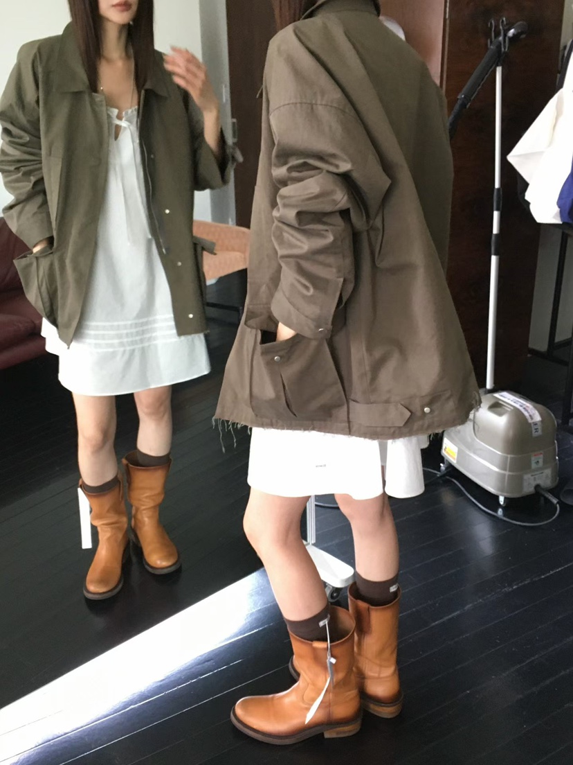 MINIMUZE韓國代購女士新品時尚熱賣真品人氣推薦連衣裙褶邊MINIMUZE連衣裙