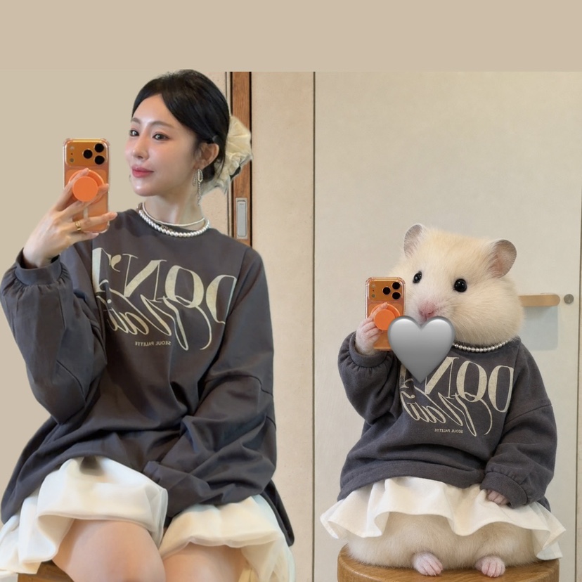 PALETTE-Q東大門直郵女裝新款休閑26夏季推薦時尚人氣衛衣PALETTE-Q衛衣