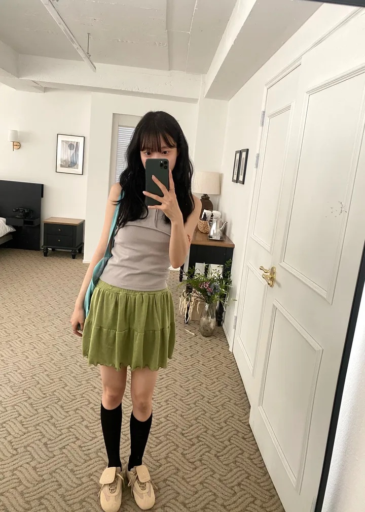 EOMPIT東大門直郵女士新品人氣推薦休閑熱賣26夏季時尚短裙EOMPIT短裙