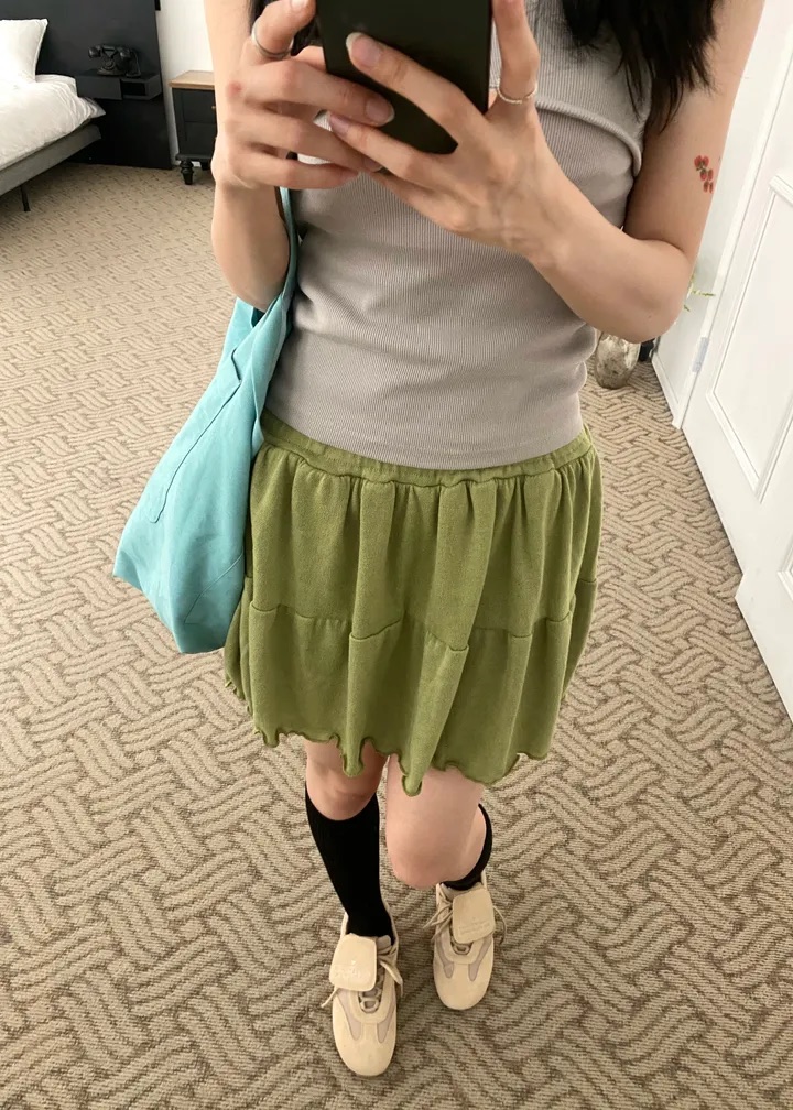 EOMPIT東大門直郵女士新品人氣推薦休閑熱賣26夏季時尚短裙EOMPIT短裙