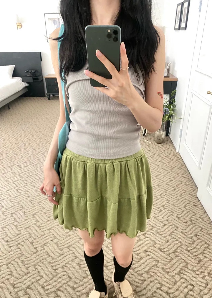 EOMPIT東大門直郵女士新品人氣推薦休閑熱賣26夏季時尚短裙EOMPIT短裙圖色1