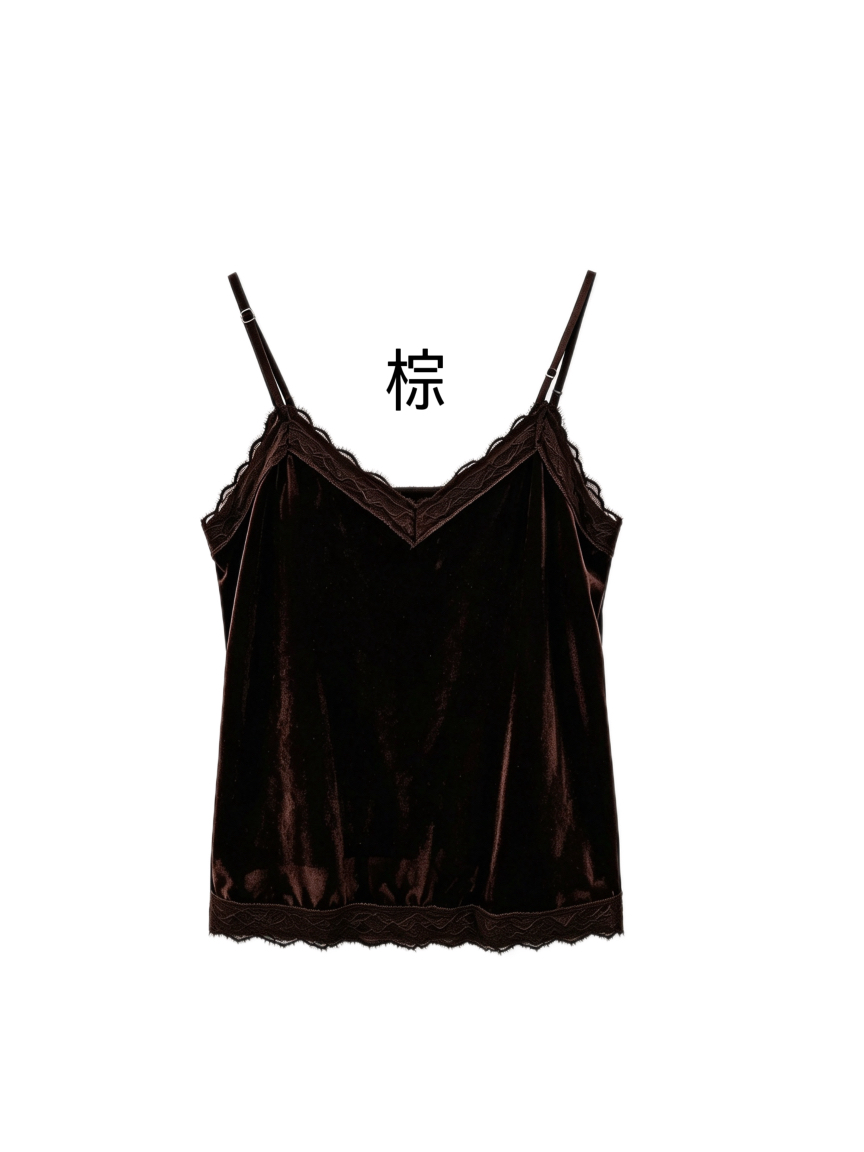 MENTOR東大門直郵女士新品真品推薦熱賣人氣吊帶背心天鵝絨MENTOR吊帶/背心圖色3
