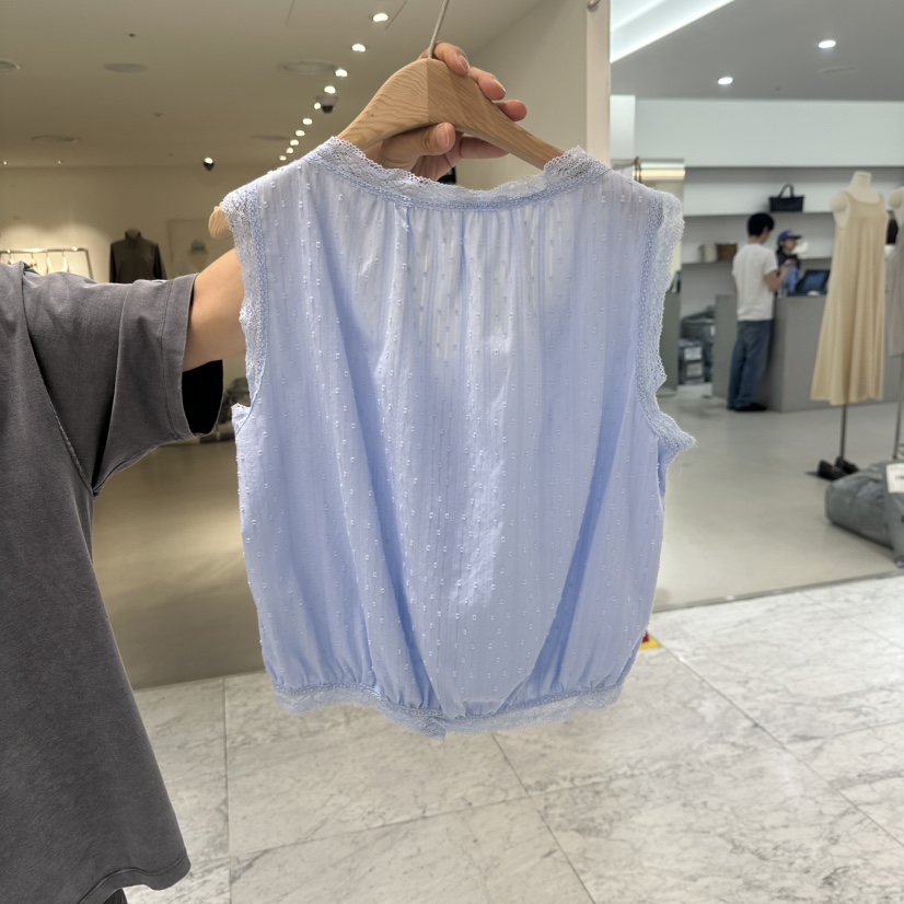 BLUEI-D/N SHARP韓國直郵女士新品人氣時尚熱賣吊帶背心Blue i-d/N SHARP吊帶/背心