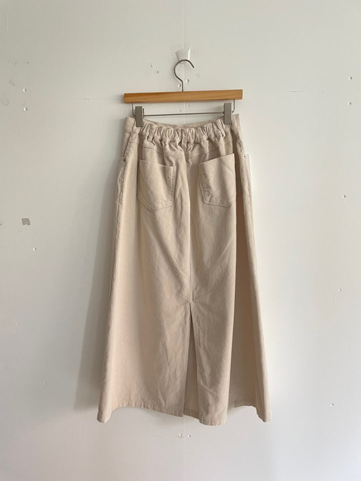 BLEECKER東大門實拍女裝新品26夏季時尚休閑熱賣長裙燈心絨BLEECKER長裙