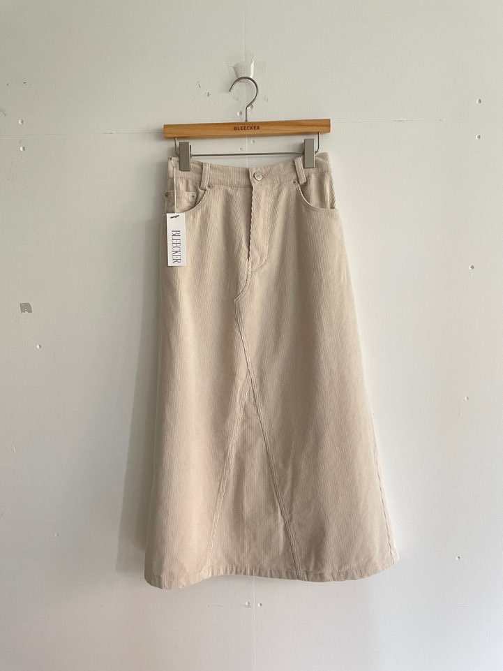 BLEECKER東大門實拍女裝新品26夏季時尚休閑熱賣長裙燈心絨BLEECKER長裙圖色2