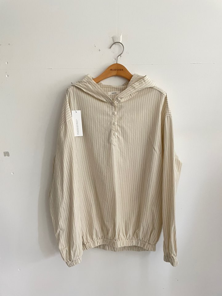 BLEECKER韓國直郵女裝新款人氣26夏季熱賣襯衫蕾絲衫兜帽BLEECKER襯衫/蕾絲衫圖色2