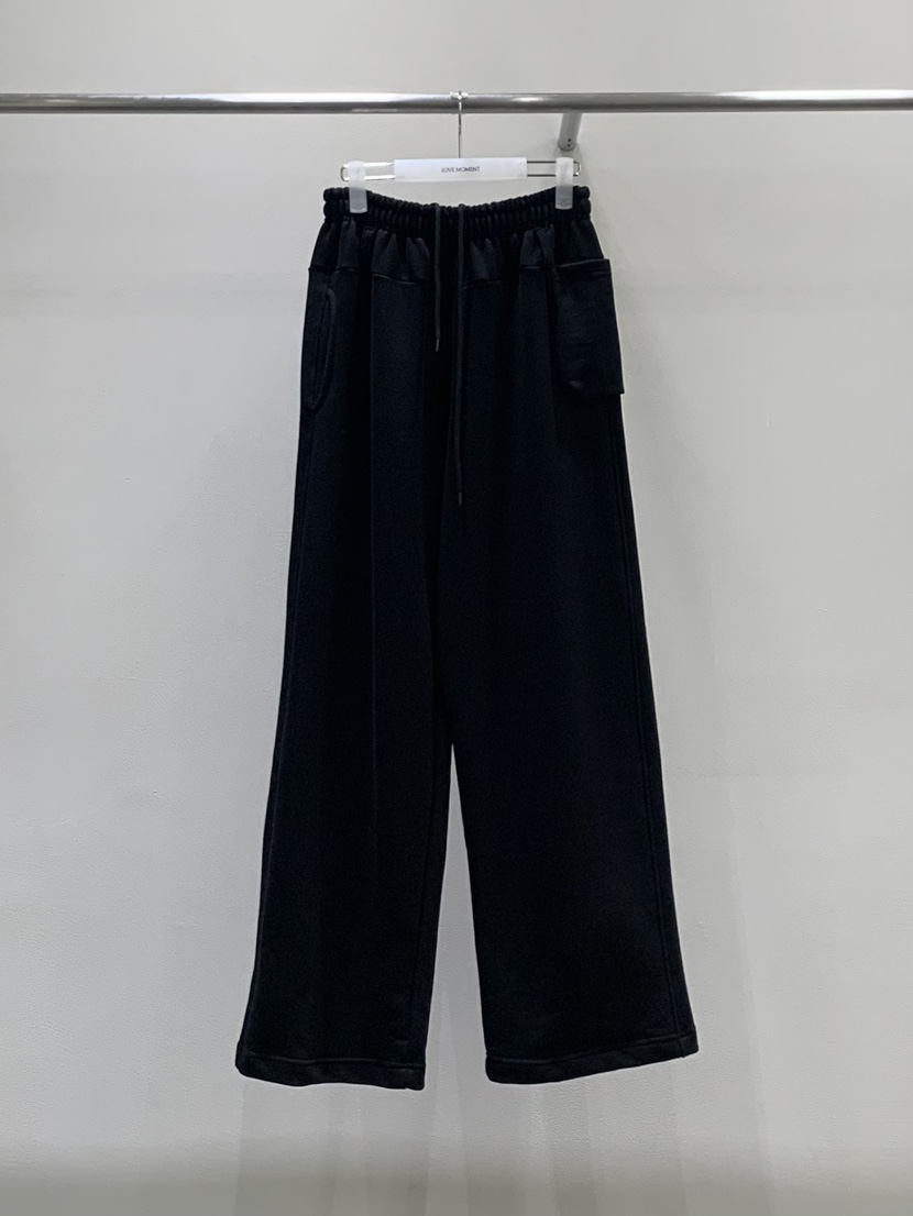 LOVE MOMENT韓國代購女士新品人氣真品推薦休閑褲口袋毛圈LOVE MOMENT休閑褲圖色3