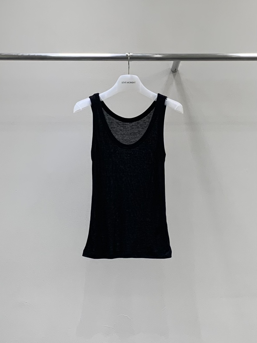 LOVE MOMENT東大門直郵女士新品人氣熱賣推薦26夏季吊帶背心LOVE MOMENT吊帶/背心圖色5黑色