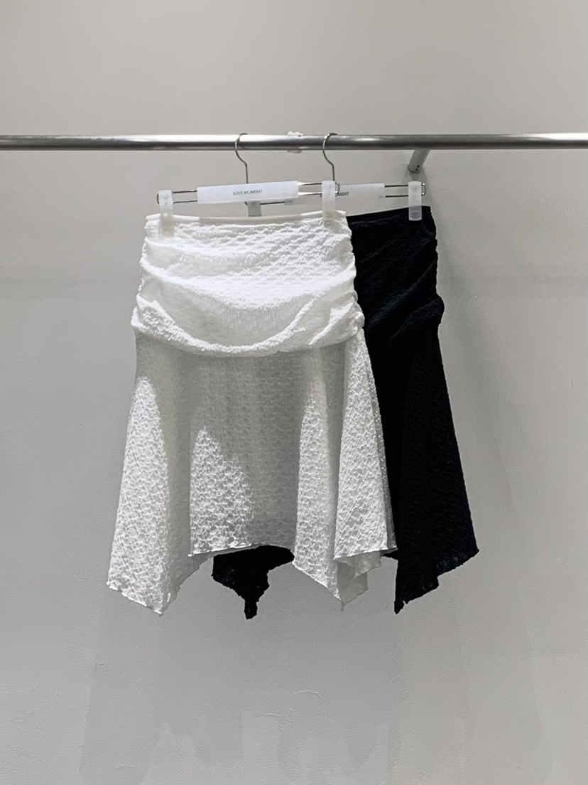 LOVE MOMENT東大門代購女士新品推薦半身裙中短裙荷葉邊LOVE MOMENT半身裙/中短裙