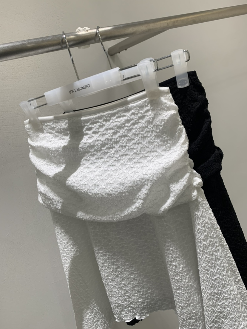 LOVE MOMENT東大門代購女士新品推薦半身裙中短裙荷葉邊LOVE MOMENT半身裙/中短裙