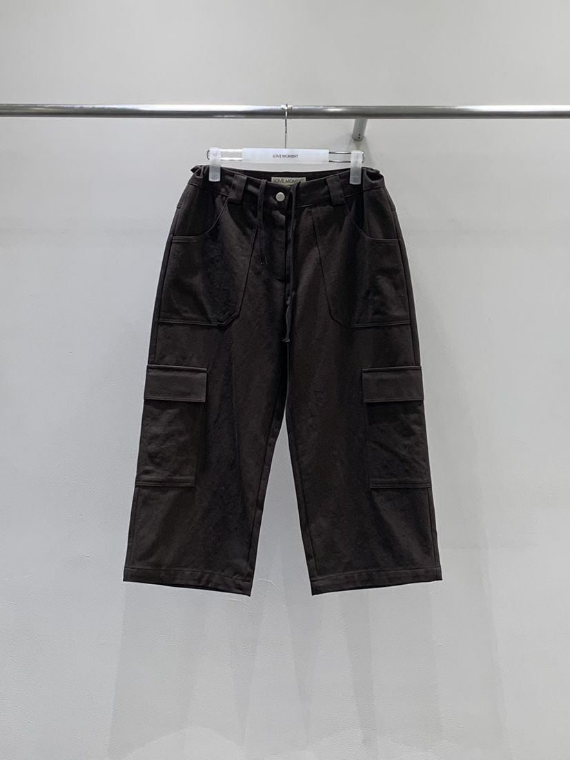 LOVE MOMENT東大門實拍女裝新品休閑熱賣真品人氣短褲口袋LOVE MOMENT短褲圖色2