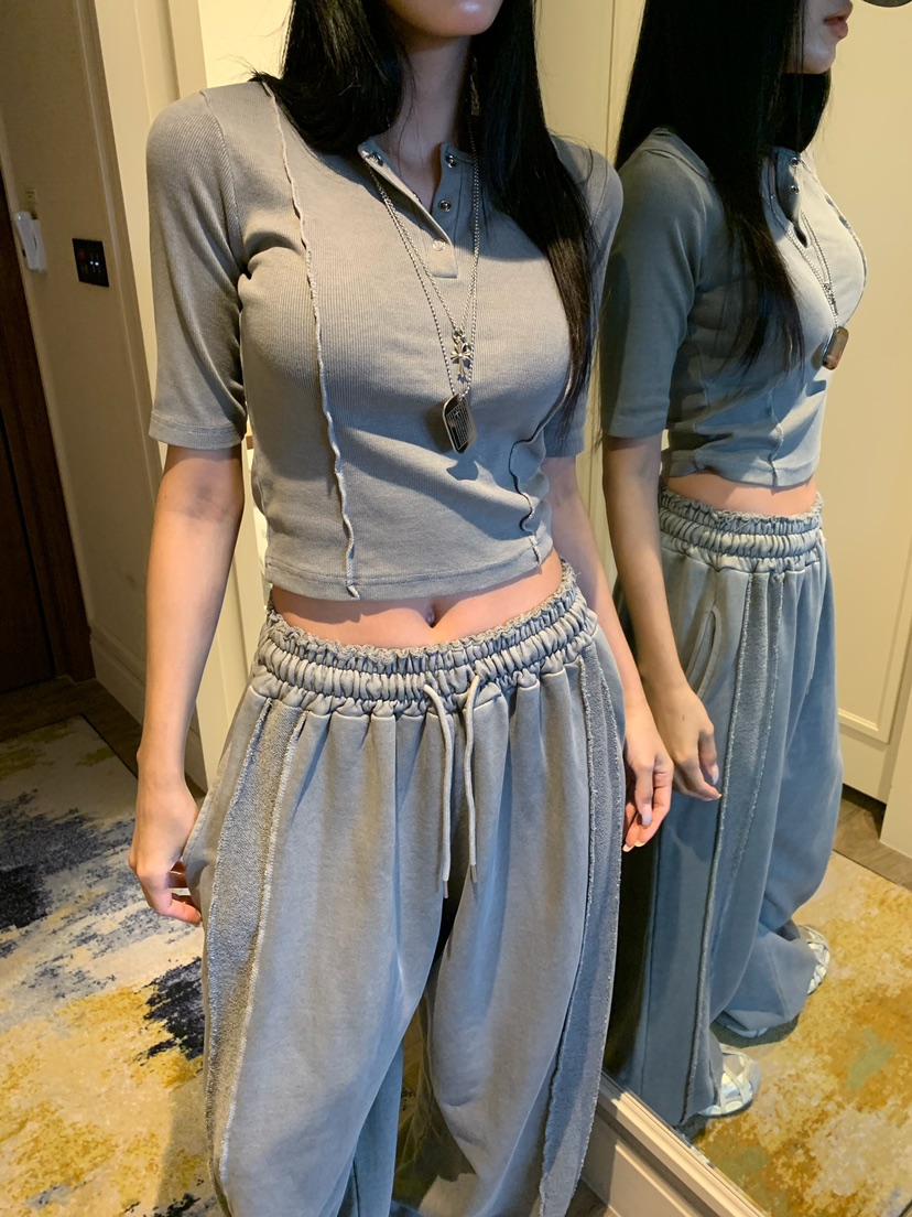 BADCALM東大門代購女士新款時尚26夏季休閑熱賣推薦休閑褲BADCALM休閑褲