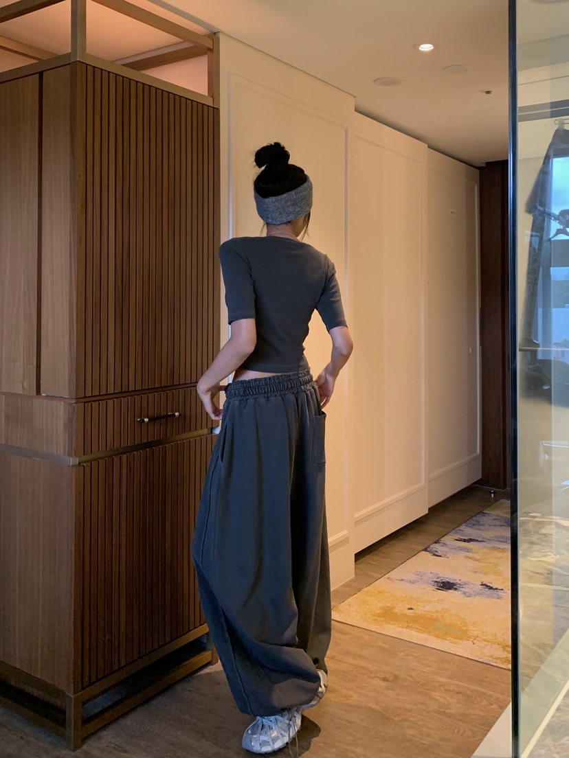 BADCALM東大門代購女士新款時尚26夏季休閑熱賣推薦休閑褲BADCALM休閑褲