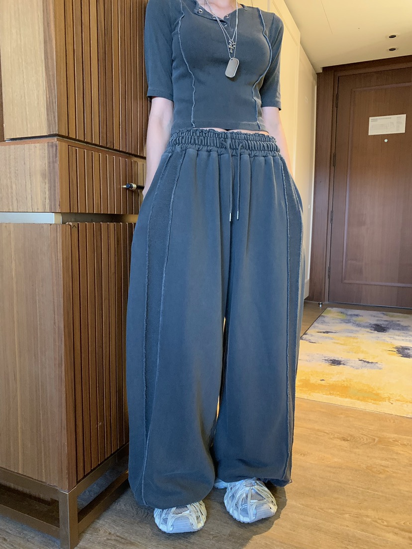 BADCALM東大門代購女士新款時尚26夏季休閑熱賣推薦休閑褲BADCALM休閑褲